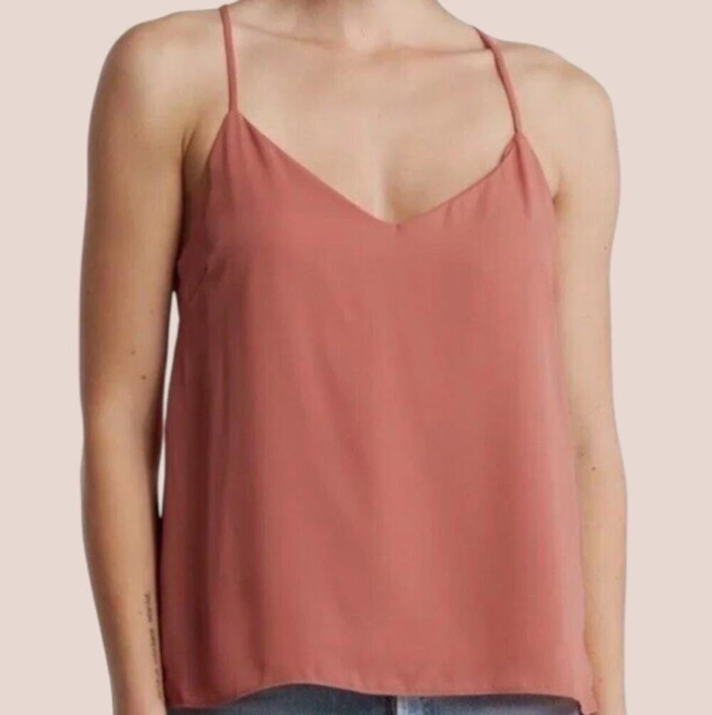 New LUSH NORDSTROM Women's Rosewood Lace Camisole Tank Top Size XS Spring